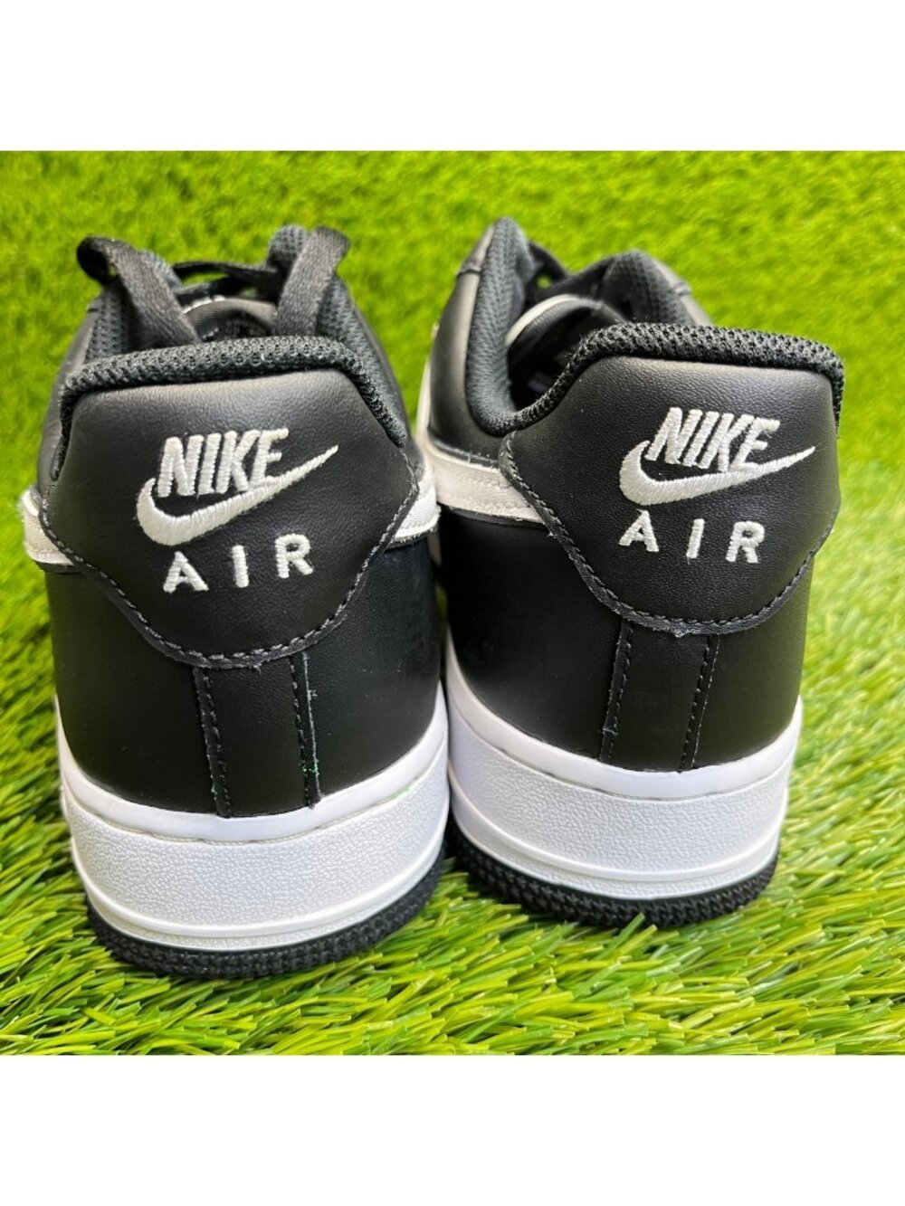 Nike Air Force 1 Low '07 Panda Mens Size 8.5 White Black Athletic Shoes Sneakers - Picture 7 of 10
